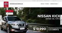 Desktop Screenshot of nissannicaragua.com